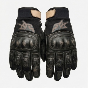 Customized Full Finger Windproof PU Racing Gloves for Cycling Motorcycle Travel Waterproof Comfortable Practical Wear - Product Image 1