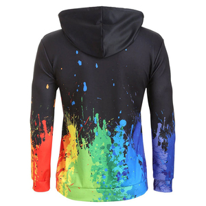 New Style Premium Quality Sublimation Print Zipper Hoodies Winter Thick Casual Men's Sweatshirts 100% Organic Cotton - Product Image 2