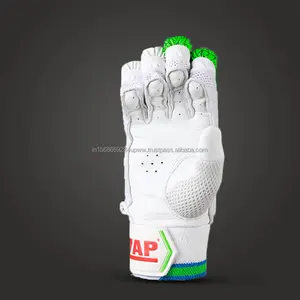 Diseño ergonómico y material transpirable ZAP Guantes de bateo de cricket de neón para uso de cricket basado en el rendimiento de la India - Product Image 5