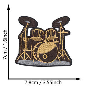 Factory Price Wholesale Custom Embroidery Patches Iron On Dragon Animal Patch 3D Embroidered Badge for Caps Bags <b>Jackets</b> - Product Image 1
