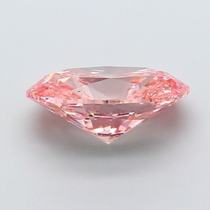 Diamant de laboratoire CVD rose vif fantaisie de forme ovale de luxe, 3,01 carats, clarté SI1, polissage excellent, diamant non monté pour bijoux - Product Image 3