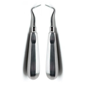 เครื่องมือถอนฟันแบบแมนนวล Right Root Tip Heidbrink Root Elevator ทำจากสแตนเลส สำหรับการผ่าตัดช่องปาก - Product Image 1