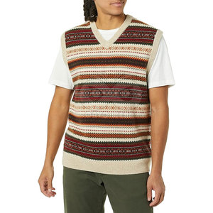 Gilet tricoté sur mesure pour homme – Pull sans manches doux et décontracté pour l'hiver – Nouvelle mode – Vêtements en gros - Product Image 4