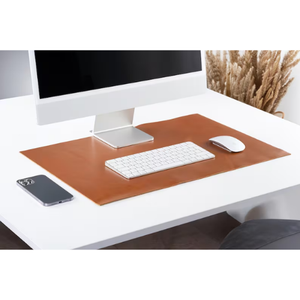 Leather <b>Desk</b> Mat <b>Large</b> <b>Desk</b> Pad Personalized <b>Desk</b> Blotter Custom Size <b>Desk</b> Protector Minimal Writing Pad Graduation Handmade - Product Image 2