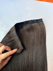 Extensions de cheveux à clipser 100% cheveux humains naturels, extensions de cheveux vietnamiens Remy noirs naturels pour femmes - Product Image 6