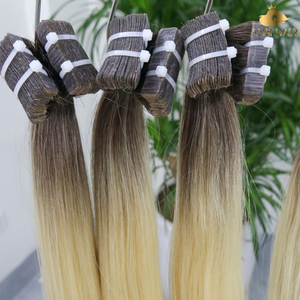Cheveux vierges doublement étirés pour tressage, 100% humains vietnamiens, double trame machine, multicolores, noir naturel, brun, blond - Product Image 3