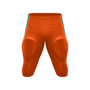 Premium Amerikaanse voetbaluniformbroek, op maat gemaakte teamvoetbalbroek met ingebouwde heup-, dijbeen-, knie- en stuitjebeschermers, sneldrogend, sportief. - Product Image 1