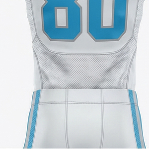 Conjunto de Uniforme de Fútbol Americano Sublimado Personalizado, Manga Corta, Transpirable, con Costuras Reforzadas, Equipación Personalizada para Equipos - Product Image 4