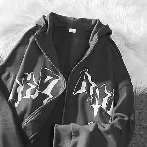 Sudadera con capucha de algodón para hombre, con cremallera, diseño gráfico estampado por transferencia térmica, corte regular, personalizada - Product Image 2