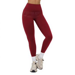 Pantalones de fitness de talla grande, ajustados, de cintura alta, transpirables, de secado rápido, con diseño a cuadros, para correr descalzo, tipo leggings de yoga. - Product Image 4