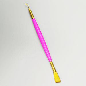 Outil de séparation de levage de cils professionnel en acier inoxydable avec poignée rose pointe de séparateur d'or 2-en-1 ascenseur et teinte sans odeur - Product Image 6