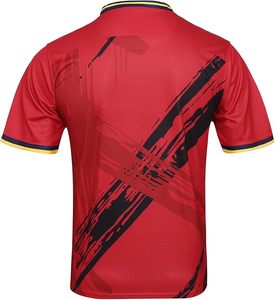 Camiseta de Fútbol de Bélgica para Hombre, Roja, Manga Corta, Cuello Redondo, Sublimada, Transpirable, de Poliéster, Deportiva, Corte Regular, Talla Adulto - Product Image 2