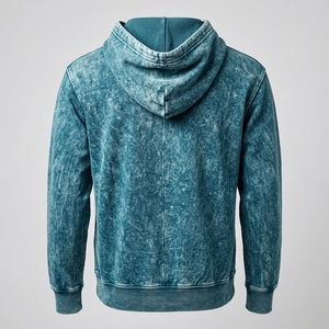 เสื้อฮู้ดดี้ทรงบ็อกซี่แบบวินเทจฟอกสี ยูนิเซ็กซ์ ผ้าฝ้าย 100% พิมพ์ลายสกรีน สไตล์สตรีทแวร์ - Product Image 3