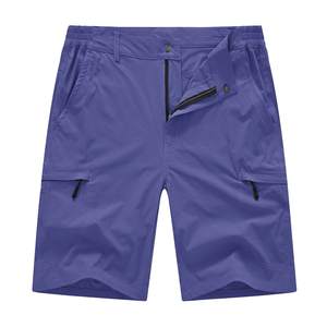 Shorts de travail OEM pour hommes, taille mi-haute élastique, personnalisés, unis, respirants, légers, d'été, multi-poches, pour l'extérieur - Product Image 1