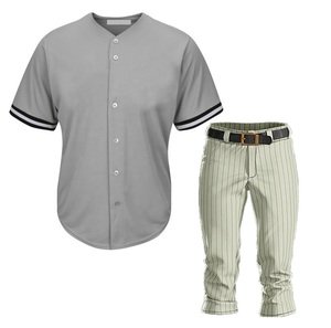 Customized Breathable <b>Baseball</b> Uniform Unisex Best Quality Wholesale Polyester Moisture Wicking & Quick Dry - Product Image 1