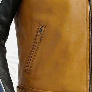 Chaqueta de Motociclista de Cuero Genuino para Hombre de la Mejor Calidad, Nueva Colección de Invierno, Chaquetas de Motocicleta con Protecciones Desmontables Personalizadas - Product Image 5