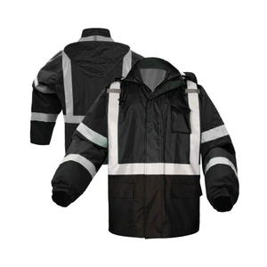 Veste de travail robuste pour hommes, résistante au vent, design simple, pour mécaniciens, techniciens, constructeurs et travailleurs en extérieur - Product Image 3