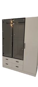 Modern Lockable Bedroom Kids Office Almirah/Wardrobe Compact Storage with Large Capacity for Dining Rooms - Product Image 2