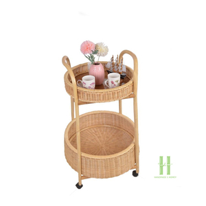 NUEVO DISEÑO Mueble de Almacenamiento de Mimbre Tejido para Sala de Estar o Dormitorio, Mueble Decorativo Boho Hecho a Mano y Ecológico - Product Image 5