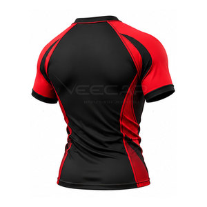 Camiseta de Manga Corta para BJJ, Cuello Redondo, Material Elástico, Estilo Único y Moderno para Ropa Deportiva - Product Image 2