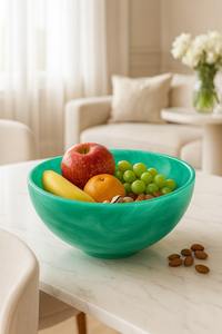 Bol de service moderne en résine époxy artisanale pour une cuisine contemporaine, offrant une touche de design unique. - Product Image 6