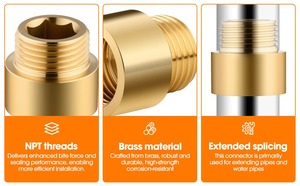 Raccords de tuyauterie en acier inoxydable 304 poli de 1,5 à 2 pouces, à trois brides, pour applications sanitaires, avec connecteur à barbillon pour tuyau - Product Image 3