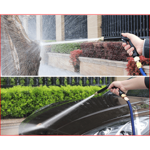 Set Pistola ad Alta Pressione per Lavaggio Auto con Tubo Espandibile e Ugello Schiumogeno per Irrigazione Giardino - Product Image 3