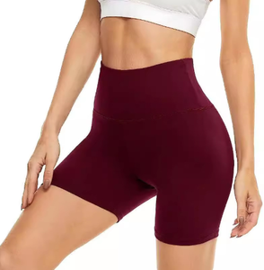 Premium Women's Fitness Shorts with Custom Logo Stretch Waistband and Breathable Fabric Construction - Product Image 5