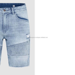 Shorts de Mezclilla para Hombre de Verano con Diseño Único, Pantalones Cortos de Moda Urbana, Jeans Cortos de Alta Calidad para Hombre - Product Image 3