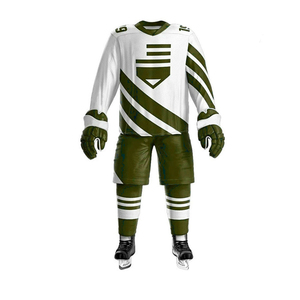 Hot Selling Newest Ice Hockey Uniform Set For 100% Polyester Custom Logo Casual Wear Sports Lightweight Hockey Uniforms - Product Image 4