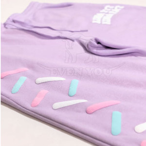 กางเกงจ็อกเกอร์ผ้านุ่มระบายอากาศสไตล์ลำลองกางเกงพิมพ์ลายพัฟแบบกำหนดเอง - Product Image 6