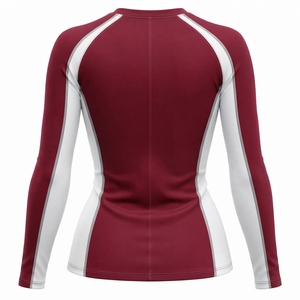 Rashguard para Mujer MMA BJJ, Precio al por Mayor, Color Sólido, Corte Ajustado, de Secado Rápido, Transpirable, Anti-UV, Ecológico - Product Image 2