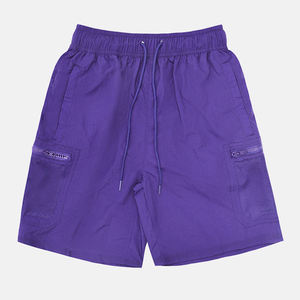 Shorts de sport décontractés d'été légers et respirants en toile anti-UV avec taille élastique pour hommes et femmes, logo personnalisé - Product Image 2