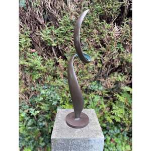 เสาแบบนามธรรมพร้อมฐาน ประติมากรรมโบราณตกแต่งสำหรับอุปกรณ์สวน - Product Image 4