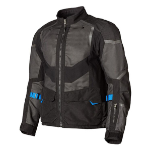 KICKKOC ENTPRISES Unisex Motorcycle <b>Jacket</b> Breathable Windproof Stand Collar Zipper Closure Black Mesh Polyester <b>Winter</b> Biker - Product Image 3