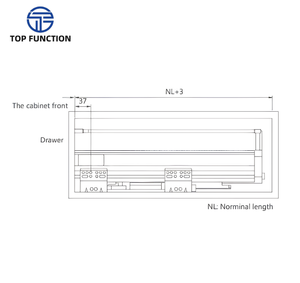 AODELI ADL-13 Full Extension 135mm Height Soft Closing Metal Box Slide Galvanized Steel Drawer System 31-50kg <b>Load</b> Capacity - Product Image 5