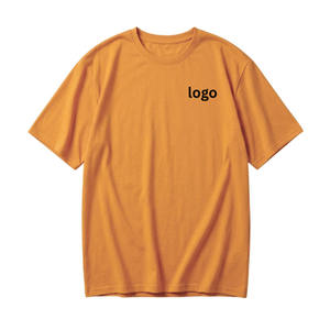 T-shirts Homme Oversize à Manches Courtes Col Rond 100% Coton 220 GSM Infroissables Respirants Anti-boulochage Logo Personnalisé sur le Devant - Product Image 5