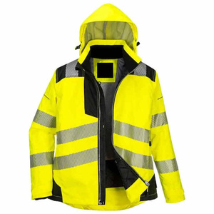 Chaqueta de Seguridad Reflectante de Alta Calidad para Hombre, Chaqueta de Trabajo de Invierno de Alta Visibilidad al por Mayor, Chaqueta de Construcción para Adultos - Product Image 3