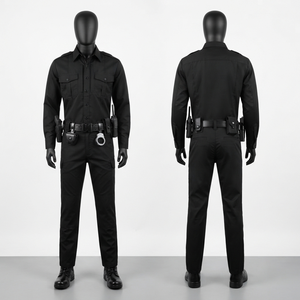 Chaqueta de Uniforme de Guardia de Seguridad Blackhardson Premium, 240 GSM, Polialgodón, Azul Marino, Unisex, con Logotipo Bordado Personalizado - Product Image 1