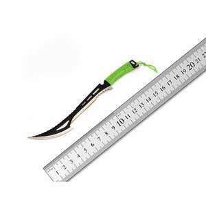 Couteau à lame fixe droite de qualité industrielle, personnalisable OEM, en acier à haute teneur en carbone, manche en ébène, haute dureté, pour la pêche - Product Image 6