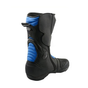 Wholesale <b>Men</b> Motorbike Leather Footwear 2026 New Arrival High Quality Anti Skid Protective Biker <b>Shoes</b> Custom Made - Product Image 5