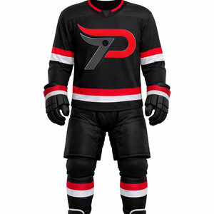 <b>Wholesale</b> Price High Quality 100% Polyester Quick Dry Eco-Friendly Breathable <b>Ice</b> <b>Hockey</b> uniform for Adult Best Selling - Product Image 1
