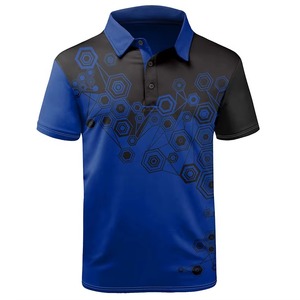 Custom OEM for Shirts Printed <b>Heat</b>-Transfer Regular Fit 100% Polyester Beaded Breathable Quick Dry Stand Collar Casual - Product Image 2