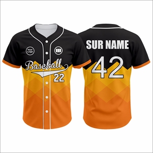 Fresh Drop Custom <b>Baseball</b> Uniform Jersey Set Breathable Lightweight Quick Dry Sublimation Team Wear Factory Supply - Product Image 1