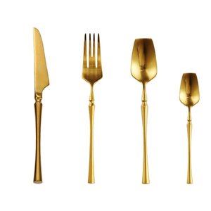 Vintage Style 4 Piece Stainless Steel <b>Cutlery</b> <b>Set</b> with Dishwasher Safe Metal Flatware for Camping Outdoor Dining and <b>Travel</b> Uses - Product Image 3