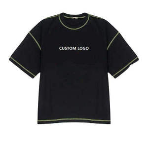 Camiseta Extra Grande de Lona 100% Algodón de 240 Gramos para Hombre, Hombros Caídos, Personalizada, Sólida, Casual, en Oferta - Product Image 2