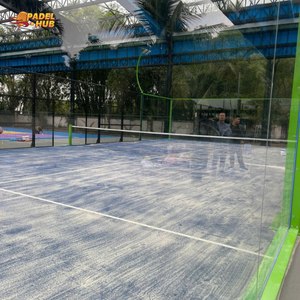 สนามแพเดิลเทนนิสเหล็กที่สามารถรีไซเคิลได้ 100% สถานที่จัดกิจกรรมกีฬาที่เป็นมิตรต่อสิ่งแวดล้อม การผลิตแบบไร้ขยะ การค้าระหว่างประเทศแบบ B2B - Product Image 3