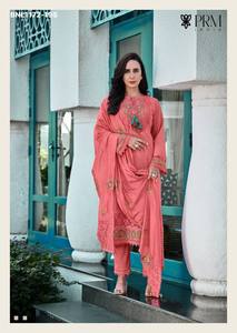 Collection de Kurti-Pant et Dupatta en coton brodé à la main, qualité export indienne, dernière collection, prix de gros. - Product Image 5