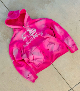 Sweat à capuche rose Dwinnebeng unisexe, décontracté, en polaire 100% coton, avec logo imprimé sur le devant, style hiver, imperméable et respirant - Product Image 1