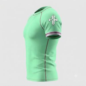 Nuevo Diseño de Cuello Redondo para Camiseta de Rashguard de MMA con Material de Spandex/Poliéster, Impresión por Sublimación, Logotipo Personalizado por RIVIAN ATLANTIC - Product Image 5